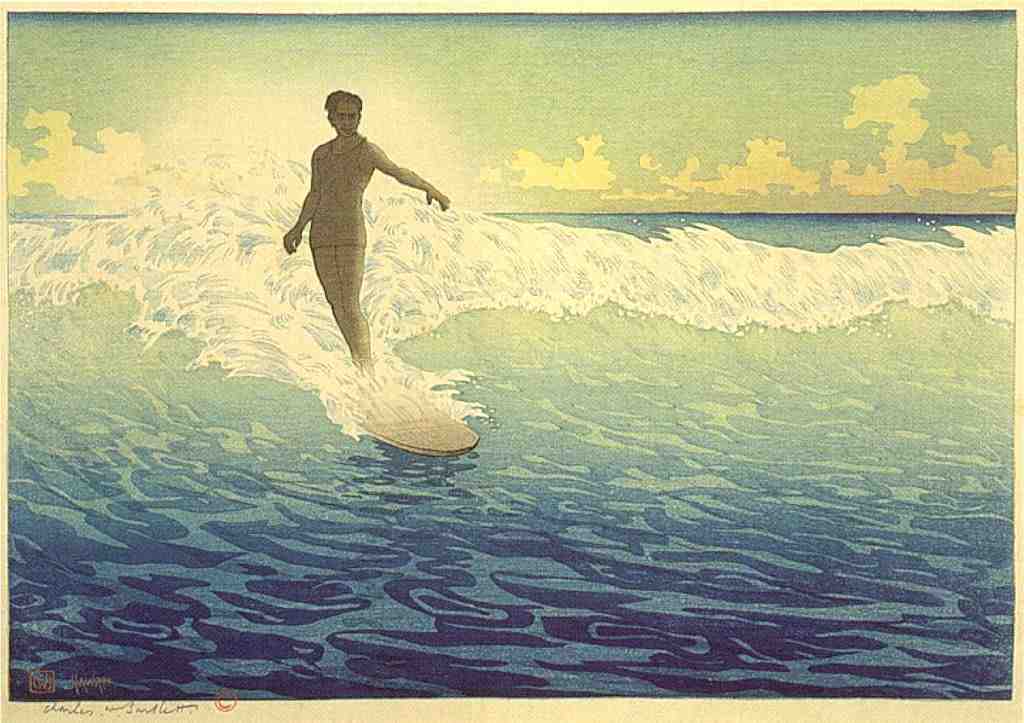 Où est né le surf ?