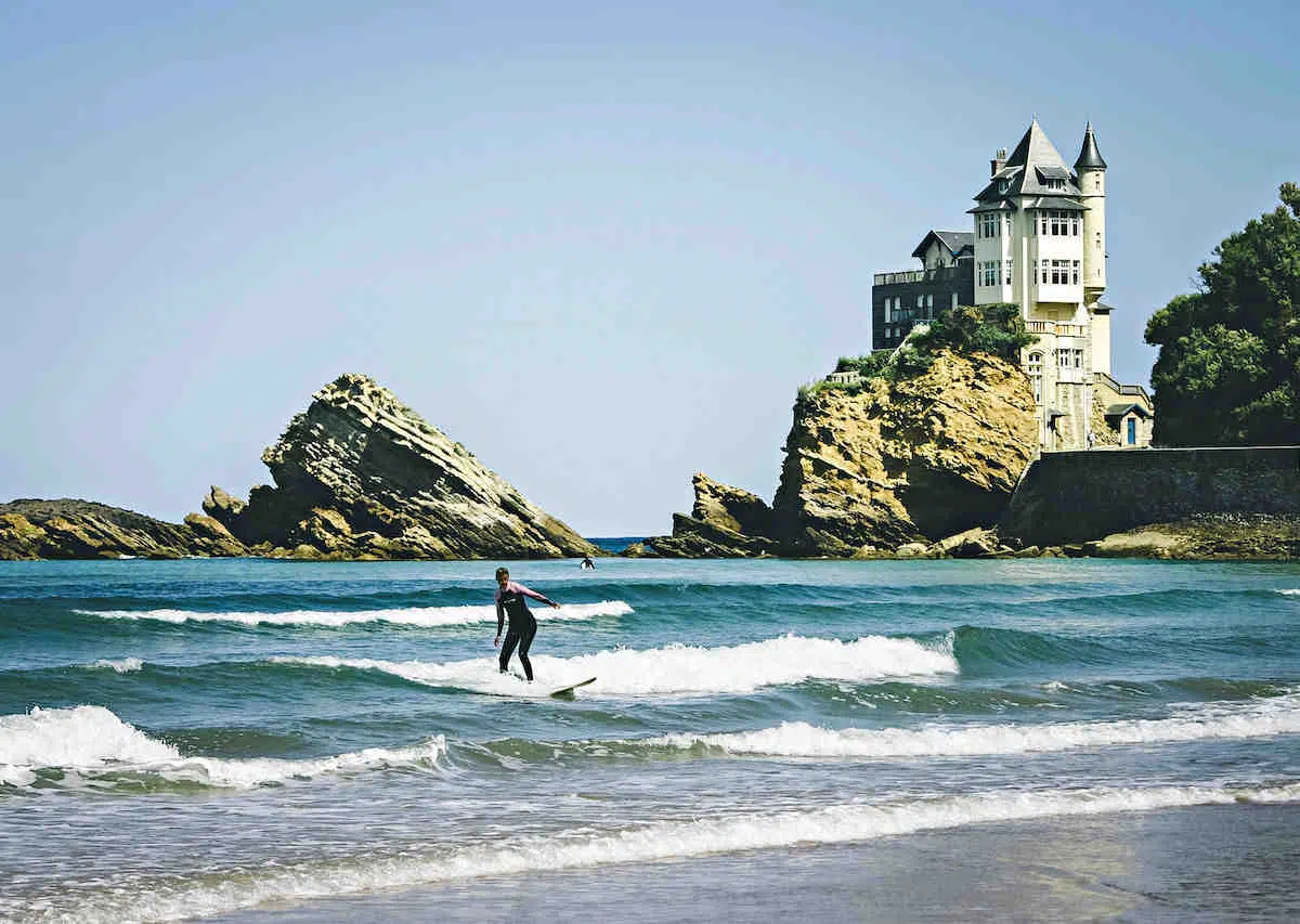 Où surfer à Biarritz débutant ?